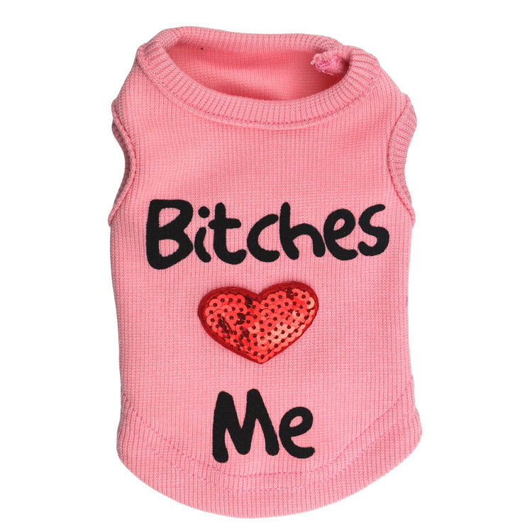 Dog Clothing Pretty Girls Love My Pet Vest