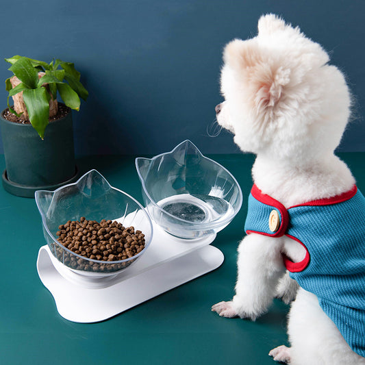 New Inclined Dog Bowls with Cat Ear Design